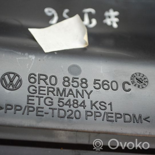 Volkswagen Polo V 6R Ohjauspyörän pylvään verhoilu 6R0858560C