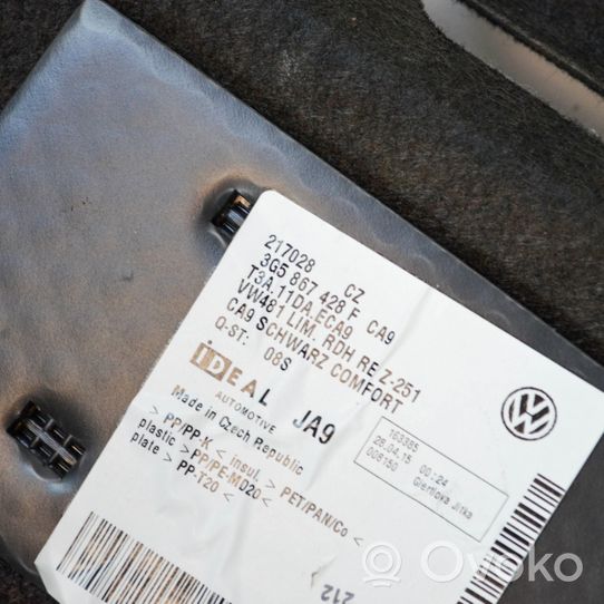 Volkswagen PASSAT B8 Boczek / Tapicerka / bagażnika 3G5867428F