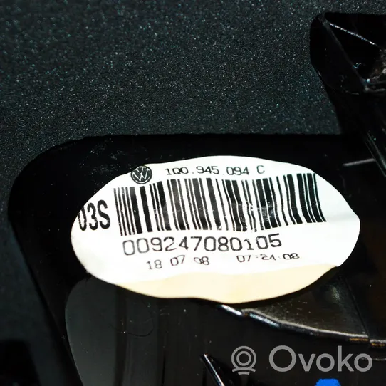 Volkswagen Eos Aizmugurējais lukturis pārsegā 1Q0945094C