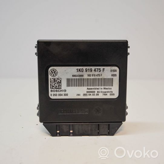 Volkswagen Eos Parking PDC control unit/module 1K0919475F