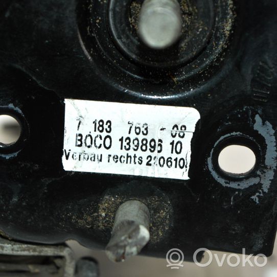 BMW 5 F10 F11 Rygiel / Zaczep zamka pokrywy przedniej / maski silnika 7183763