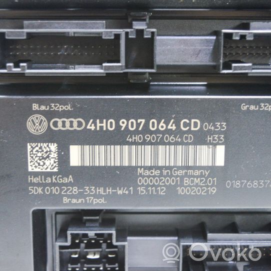 Audi A8 S8 D4 4H Sterownik / Moduł komfortu 4H0907064CD