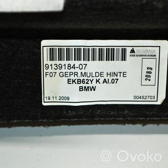 BMW 5 GT F07 Bagažinės grindys 9139184