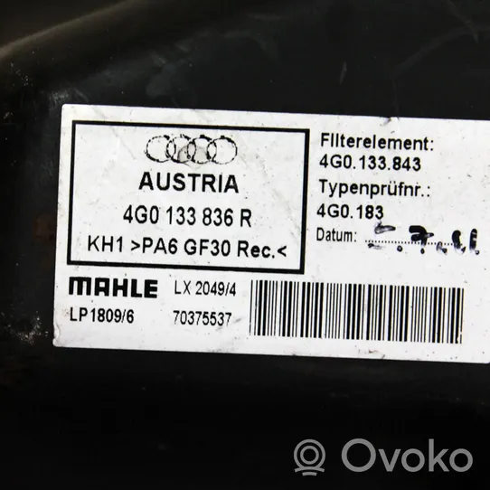 Audi A6 C7 Obudowa filtra powietrza 4G0133836R