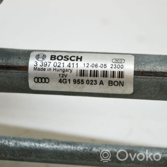 Audi A7 S7 4G Mechanizm i silniczek wycieraczek szyby przedniej / czołowej 4G1955119