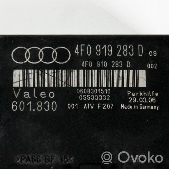 Audi A6 S6 C6 4F Sterownik / Moduł parkowania PDC 4F0919283D