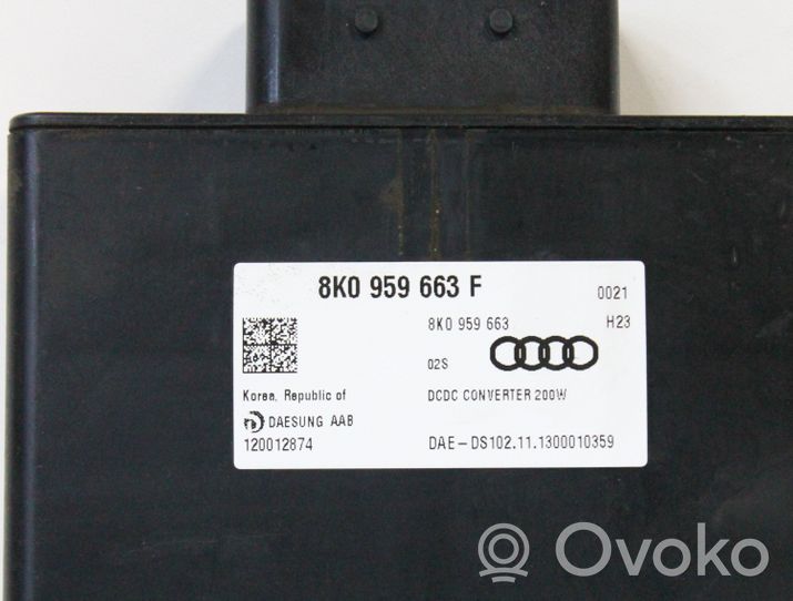 Audi A4 S4 B8 8K Muut laitteet 8K0959663F