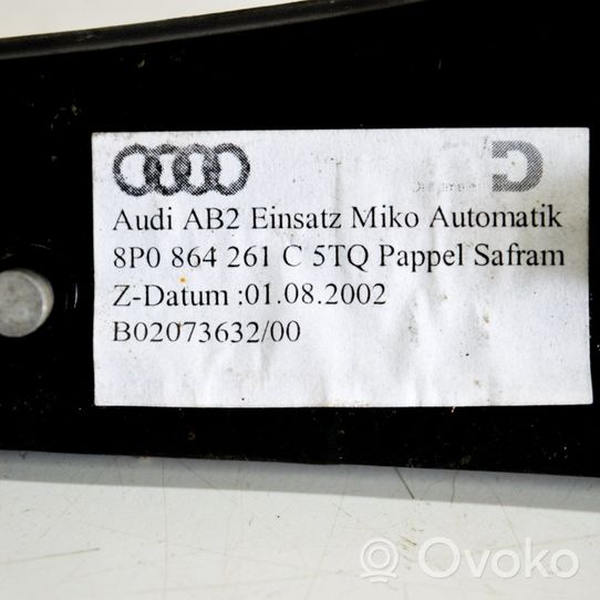 Audi A3 S3 8P Contour de levier de vitesses 8P0864261C