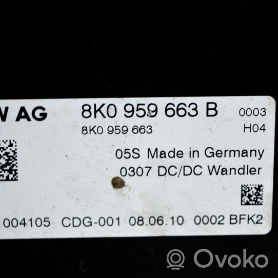 Audi A4 S4 B8 8K Inne wyposażenie elektryczne 8K0959663B
