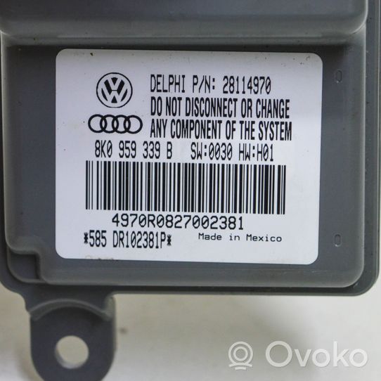 Audi A4 S4 B8 8K Inne wyposażenie elektryczne 8K0959339B