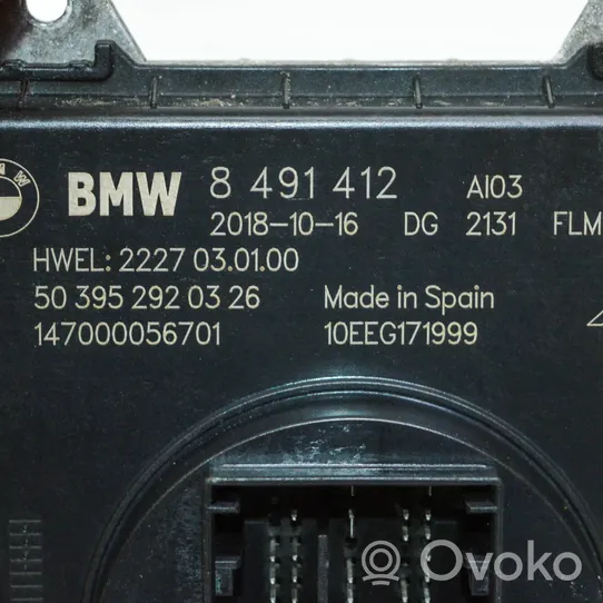 BMW 5 G30 G31 Moduł sterujący statecznikiem LED 8491412