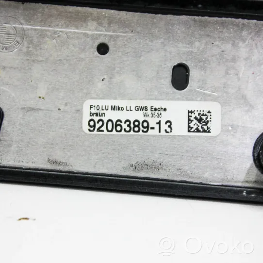 BMW 5 F10 F11 Kita centrinė konsolės (tunelio) detalė 9206389