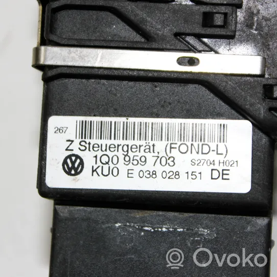 Volkswagen Eos Elektryczny podnośnik szyby drzwi tylnych 1Q0959703
