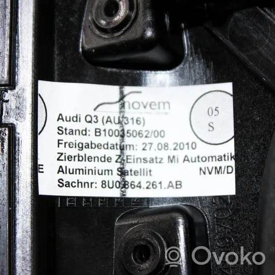 Audi Q3 8U Отделка рычага переключения передач (пластиковая) 8U0864261AB