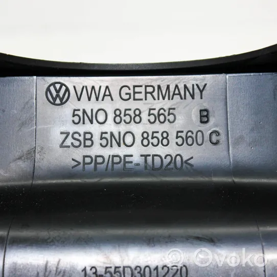 Volkswagen Tiguan Elementy poszycia kolumny kierowniczej 5N0858565B