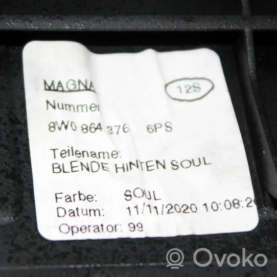 Audi A4 S4 B9 Kita salono detalė 8W0864376