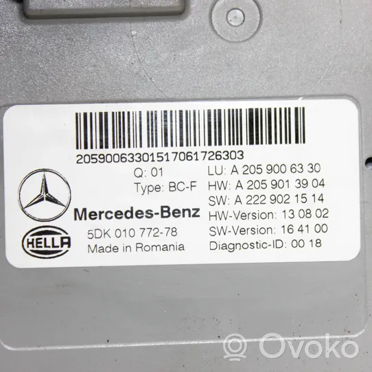 Mercedes-Benz GLC X253 C253 Unidad de control/módulo de carrocería central A2059006330