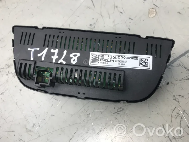 Opel Astra J Panel klimatyzacji 13360099