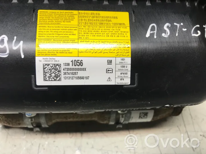 Opel Astra J Passenger airbag 13381056