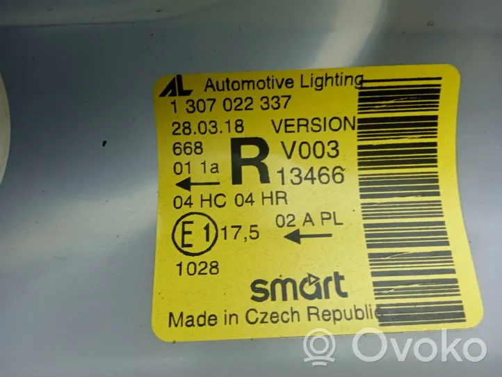 Smart Roadster Lampa przednia 1307022337