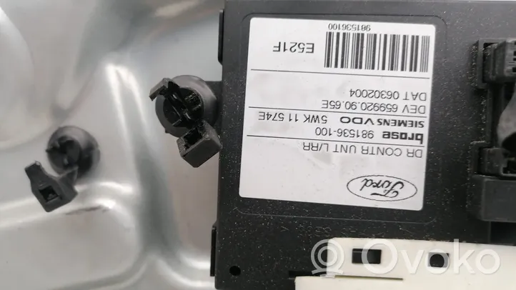 Ford Focus Mechanizm podnoszenia szyby tylnej bez silnika 992763100