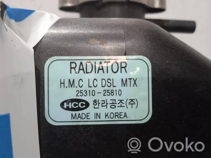 Hyundai Accent Radiateur de refroidissement 2531025810