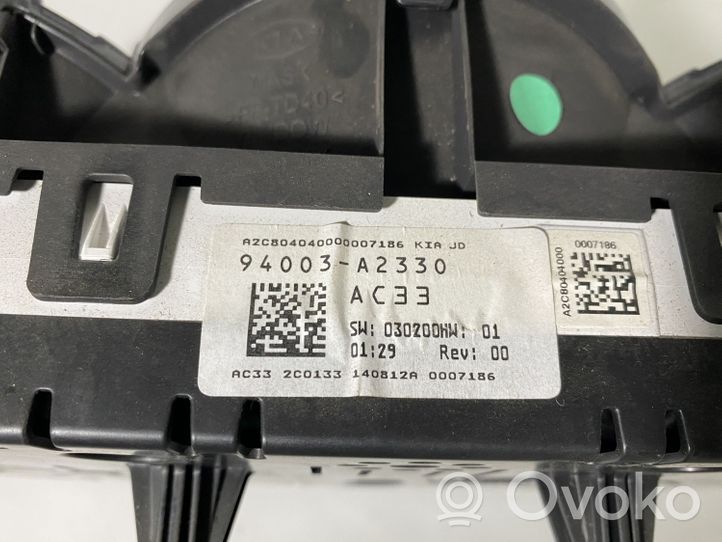 KIA Ceed Geschwindigkeitsmesser Cockpit 94003A2330