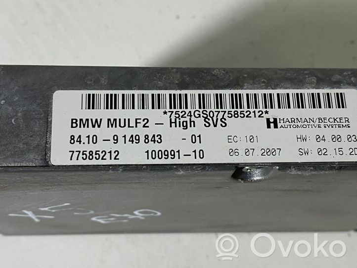 BMW X5 E70 Module unité de contrôle Bluetooth 9149843