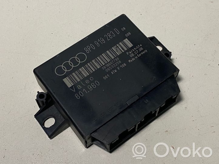 Audi A3 S3 8P Pysäköintitutkan (PCD) ohjainlaite/moduuli 8P0919283D