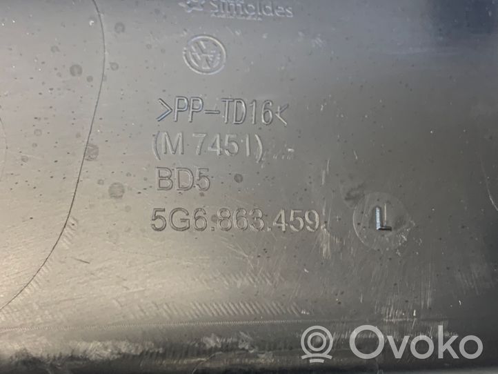 Volkswagen Golf VII Protector del borde del maletero/compartimento de carga 5G6863459L