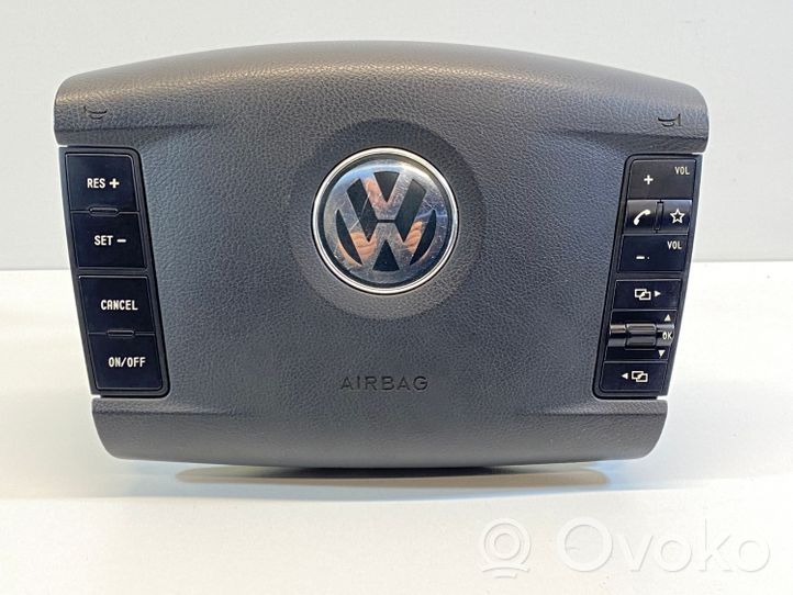 Volkswagen Touareg I Poduszka powietrzna Airbag kierownicy 7L6880201CT