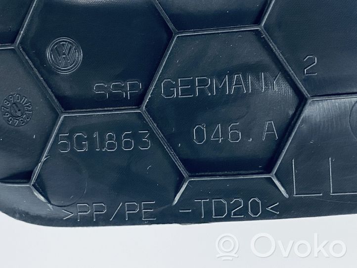 Volkswagen Golf VII Osłona boczna tunelu środkowego 5G1863046A