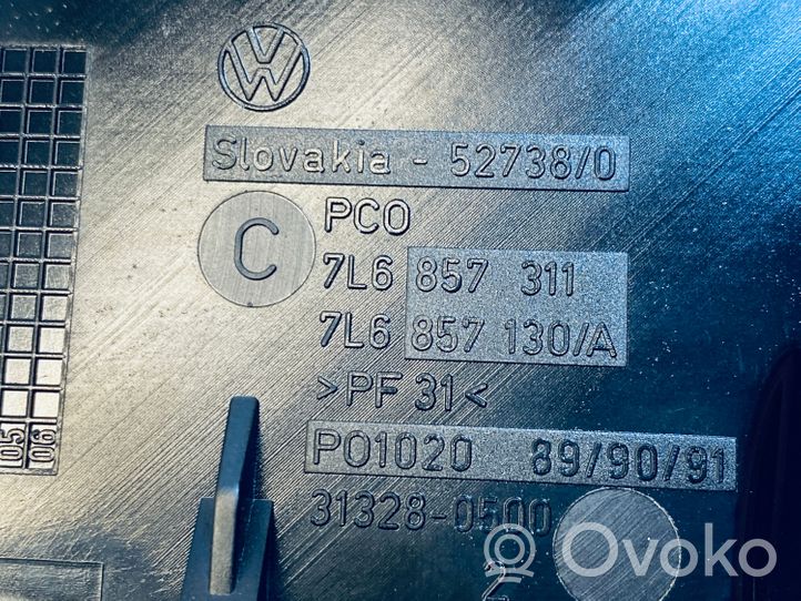 Volkswagen Touareg I Popielniczka przednia tunelu środkowego 7L6857961