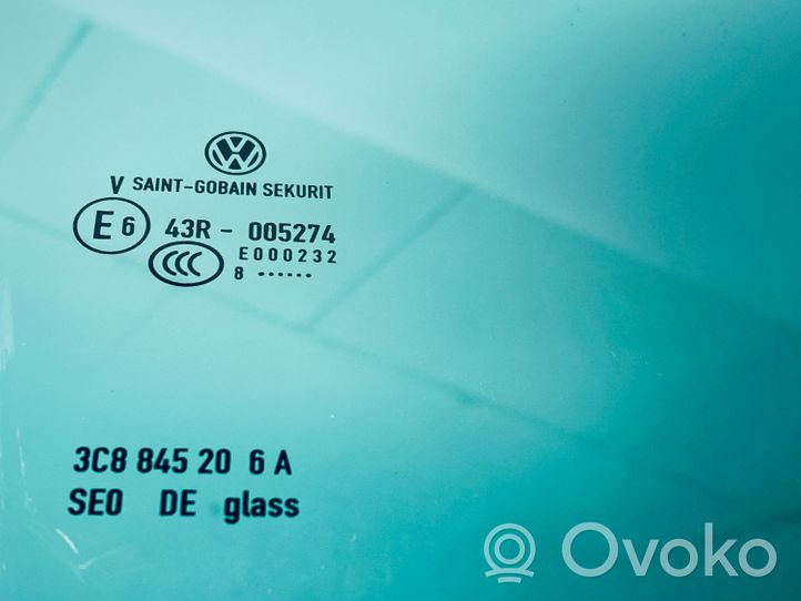 Volkswagen PASSAT CC Szyba drzwi tylnych 3C8845206A