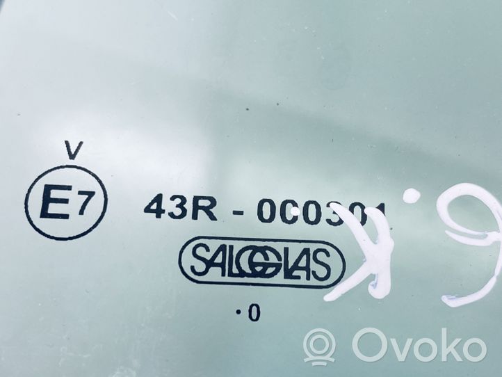 Opel Agila B Vetro del deflettore posteriore 93196236