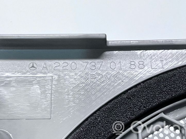 Mercedes-Benz S W220 Rear door speaker cover trim A2207370188