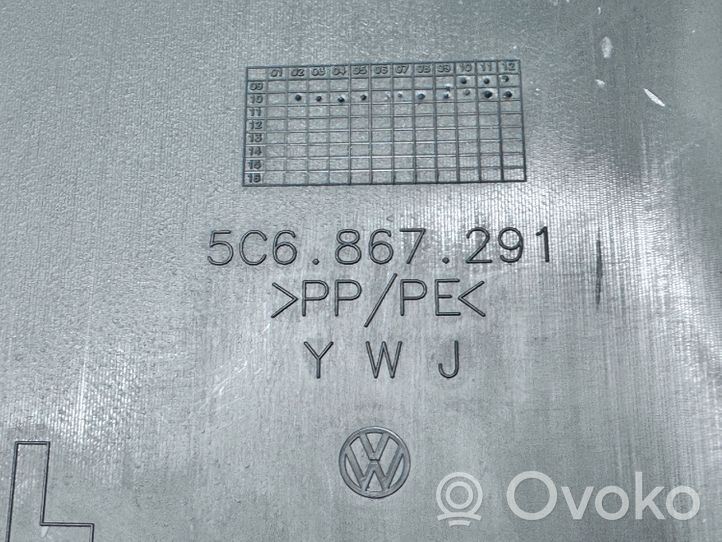 Volkswagen Jetta VI (B) pillar trim (bottom) 5C6867291