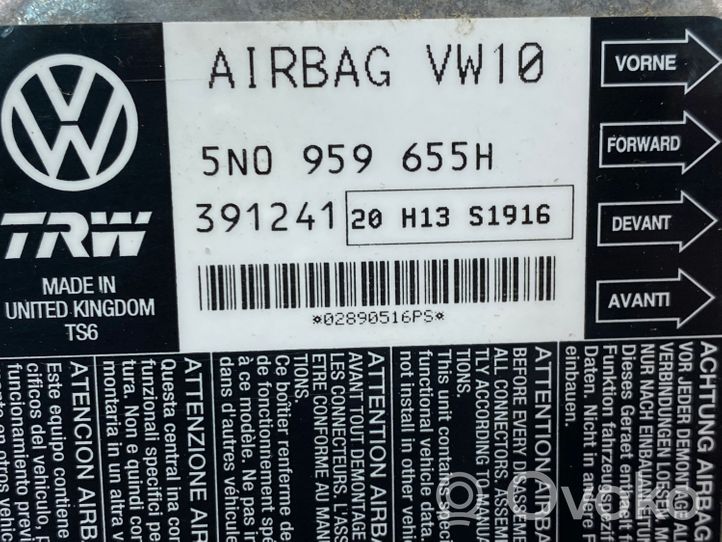 Volkswagen PASSAT CC Module de contrôle airbag 5N0959655H