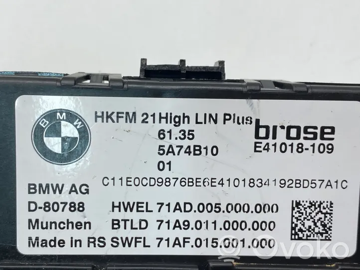 BMW X5 G05 Sterownik / Moduł elektrycznej klapy tylnej / bagażnika 61355A74B10