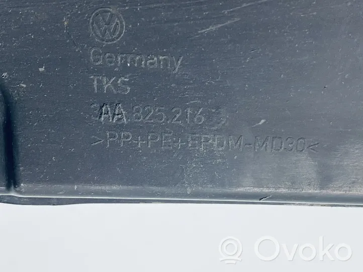 Volkswagen PASSAT B6 Osłona tylna podwozia pod zderzak 3AA825216