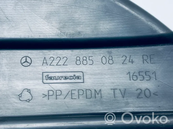 Mercedes-Benz S W222 Etupuskurin alempi jäähdytinsäleikkö A2228850324