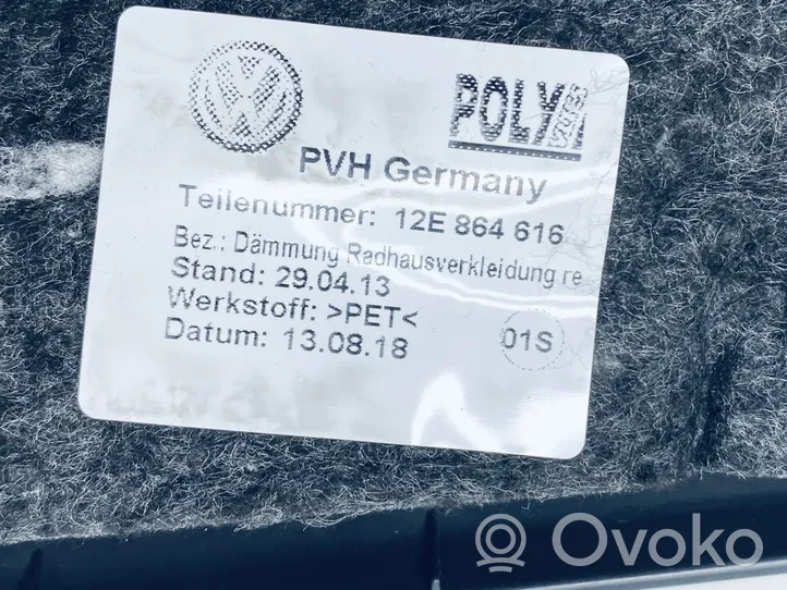 Volkswagen e-Up Šoninė apdaila prie galinės sėdynės (viršus) 12E867766