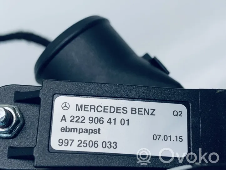 Mercedes-Benz S W222 Ventola riscaldamento/ventilatore abitacolo A2229064101