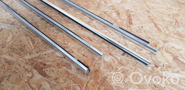 Volkswagen Touareg I Front door glass trim molding 