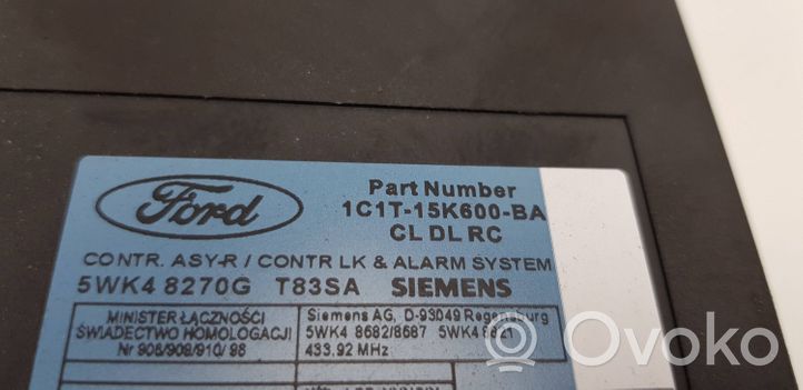 Ford Transit Oven keskuslukituksen ohjausyksikön moduuli 1C1T15K600BA