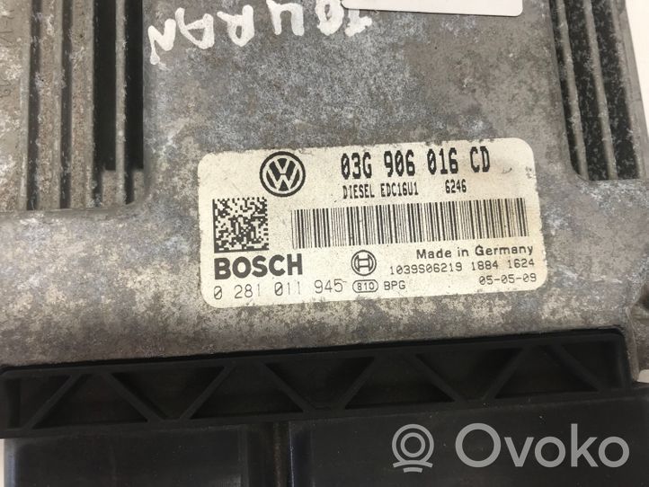 Volkswagen Touran I Centralina/modulo del motore 03G906016CD