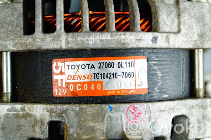 Toyota Hilux (AN120, AN130) Generaattori/laturi 270600L110