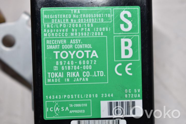 Toyota Land Cruiser (J150) Durvju vadības bloks 8974060072