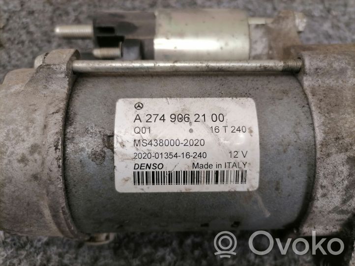 Mercedes-Benz C W205 Starter motor A2749062100