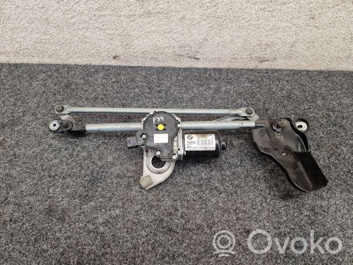 BMW 3 GT F34 Mechanizm i silniczek wycieraczek szyby przedniej / czołowej 7267503